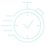 Fast, reliable service icon.