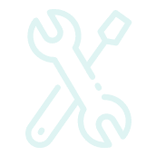HVAC maintenance service icon.